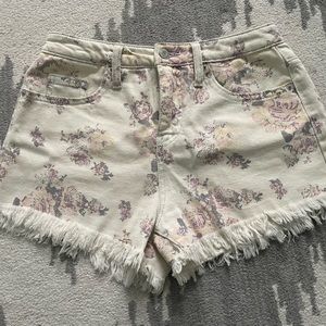 Mossimo Floral Jean Shorts
